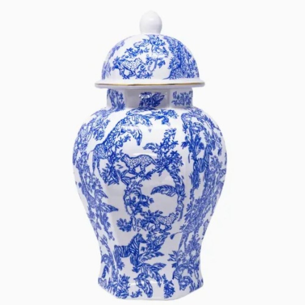 Lilly Pultizer Ginger Jar Set - Safari